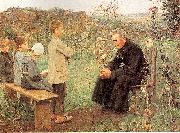 Muenier, Jules-Alexis The Catechism Lesson china oil painting artist